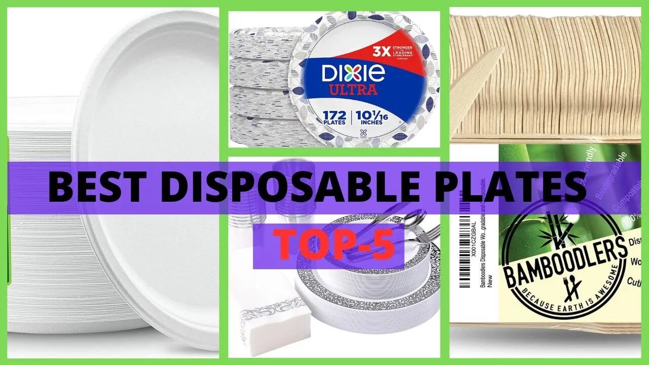 Best Disposable Plates | Top 5 Disposable Plates for Every Occasion