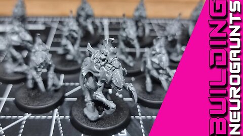 Building Warhammer 40k Leviathan NEUROGAUNTS for tyranids army!