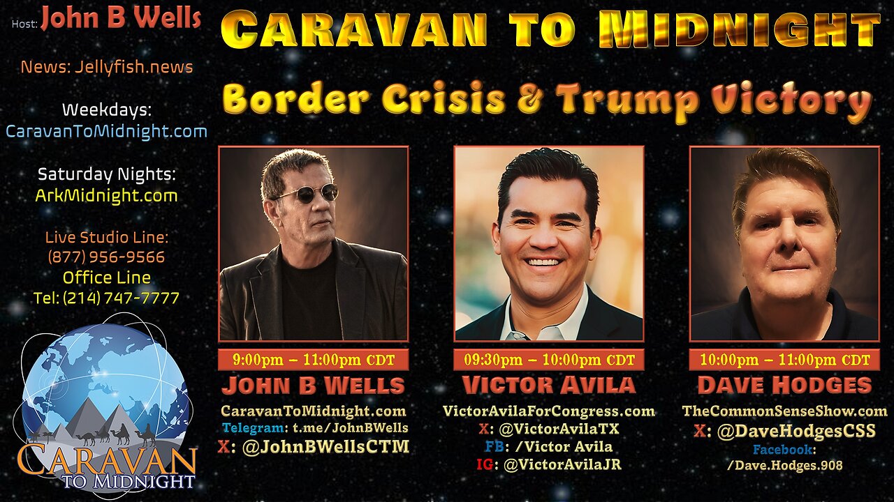 Border Crisis and Trump’s Victory - John B Wells LIVE