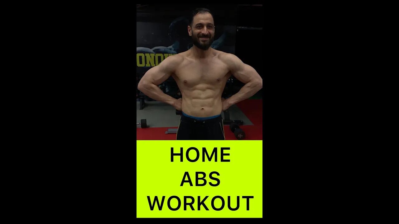 ABS WORKOUT AT HOME #shorts