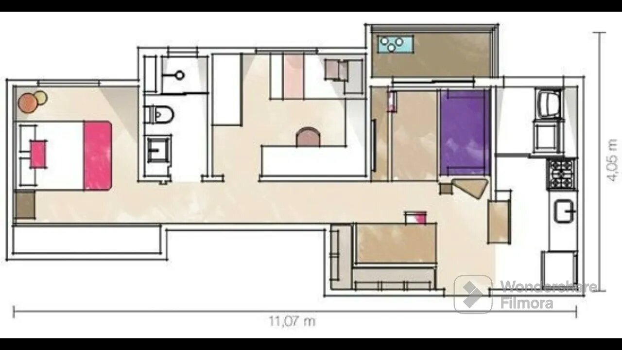 planta baixa 4x11