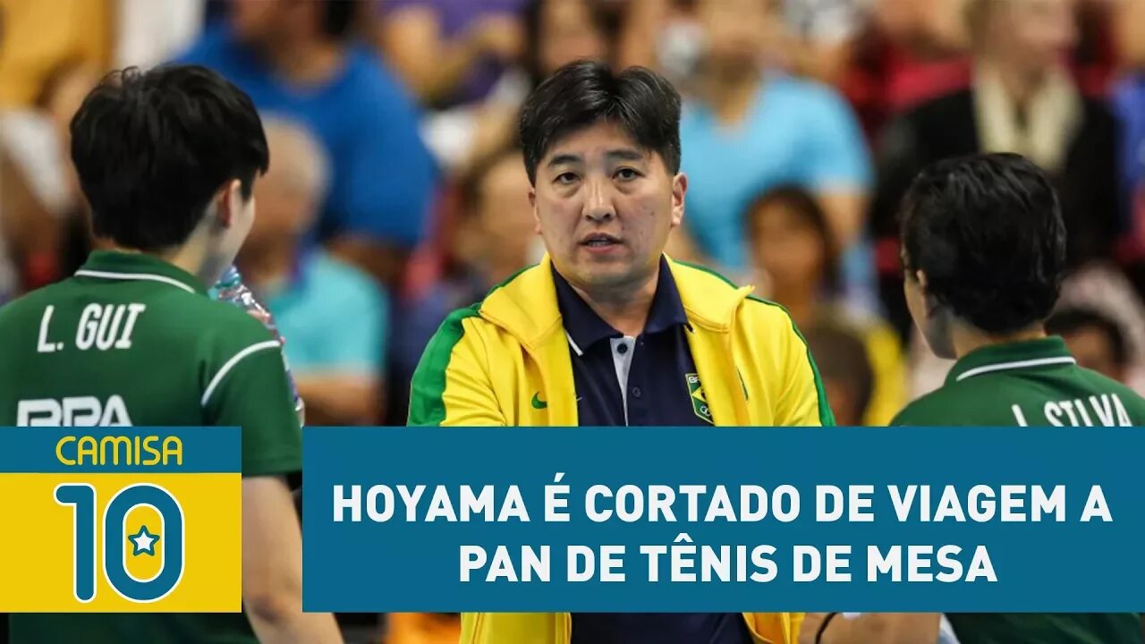 ABSURDO! Hoyama é cortado de viagem a Pan de tênis de mesa!