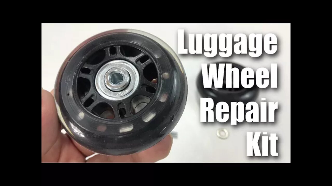 Set of Luggage Suitcase Replacement Wheels with ABEC 608zz Bearings Unboxing