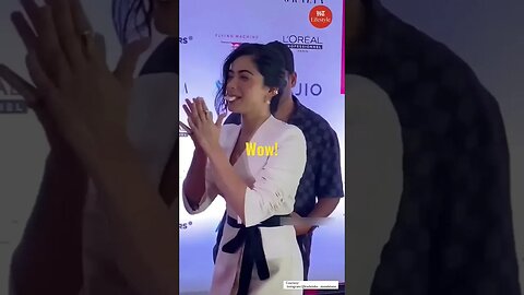 Rashmika Mandanna Fashion Award Event Viral Video👌👍 #bollywood #funny