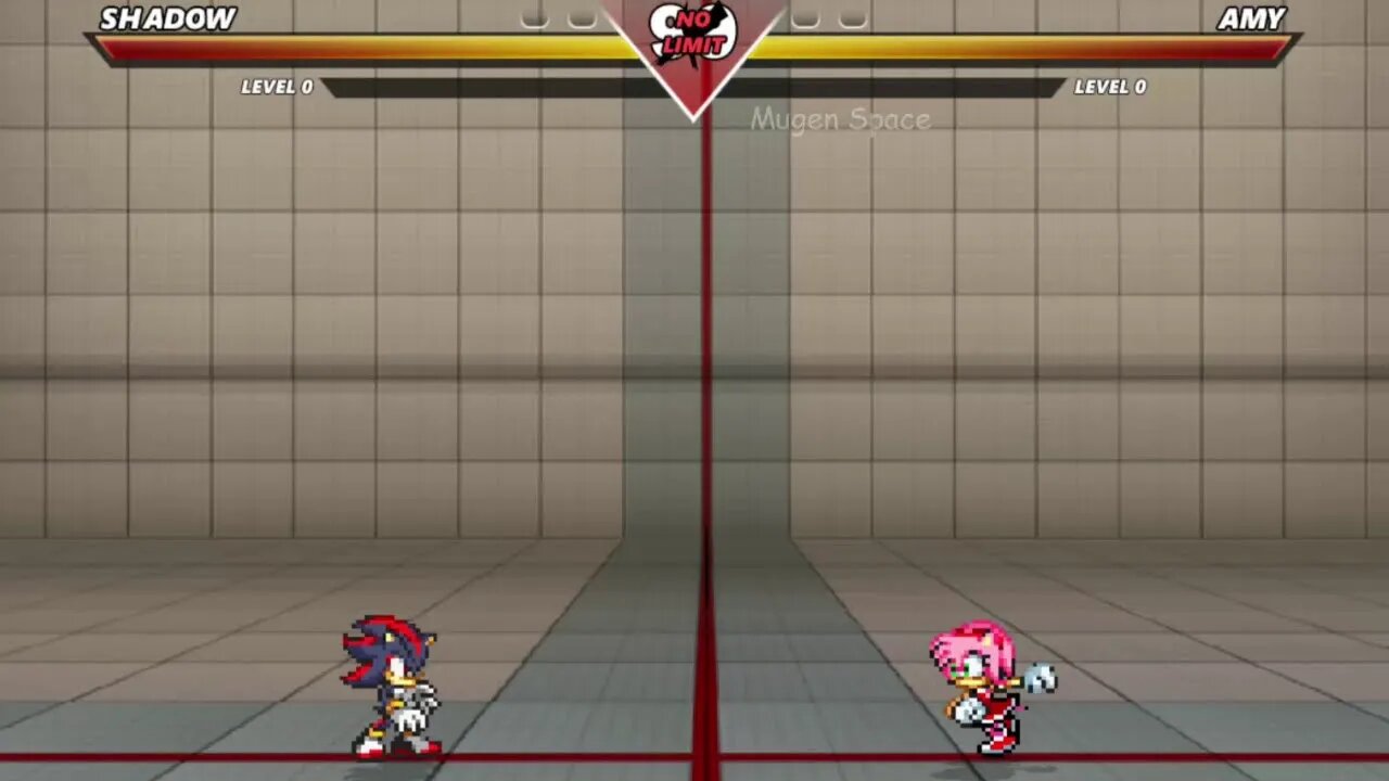 Shadow VS Amy Rose I Sonic Battle Mugen