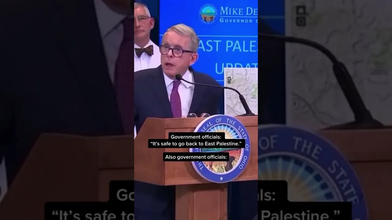 Governor of Ohio Would Not Drink the Water