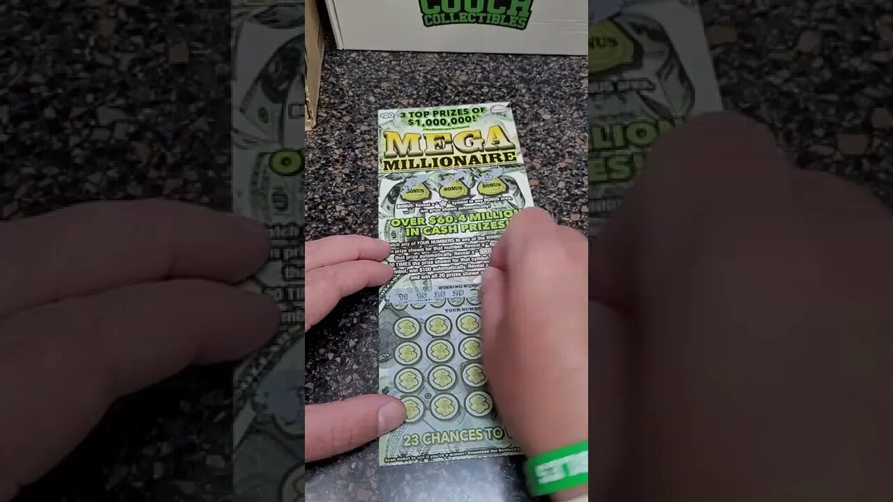 HUGE Winning Millionaire Lottery Ticket!!