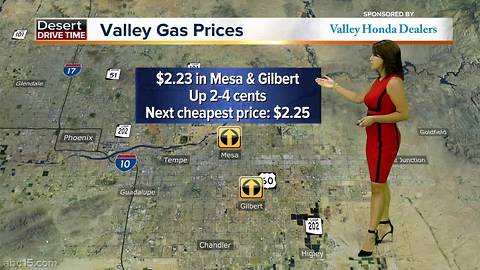 Gas prices continue to rise in the Valley