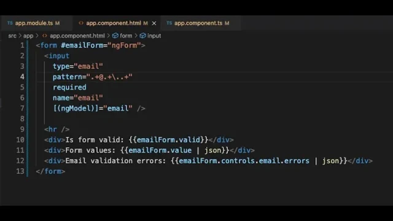 Validation Around Template Forms (249)