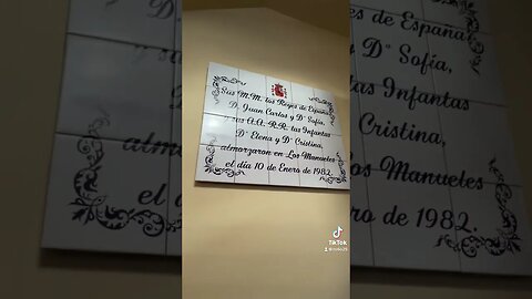 Plaque of K. & Q. Of Spain #shorts