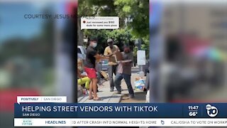 San Diego man uses TikTok to raise money for local street vendors