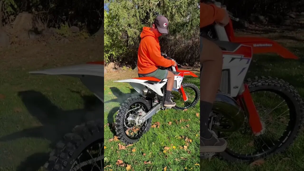 NEW 2023 KTM125 SX SOUNDS INSANE 💨#shorts