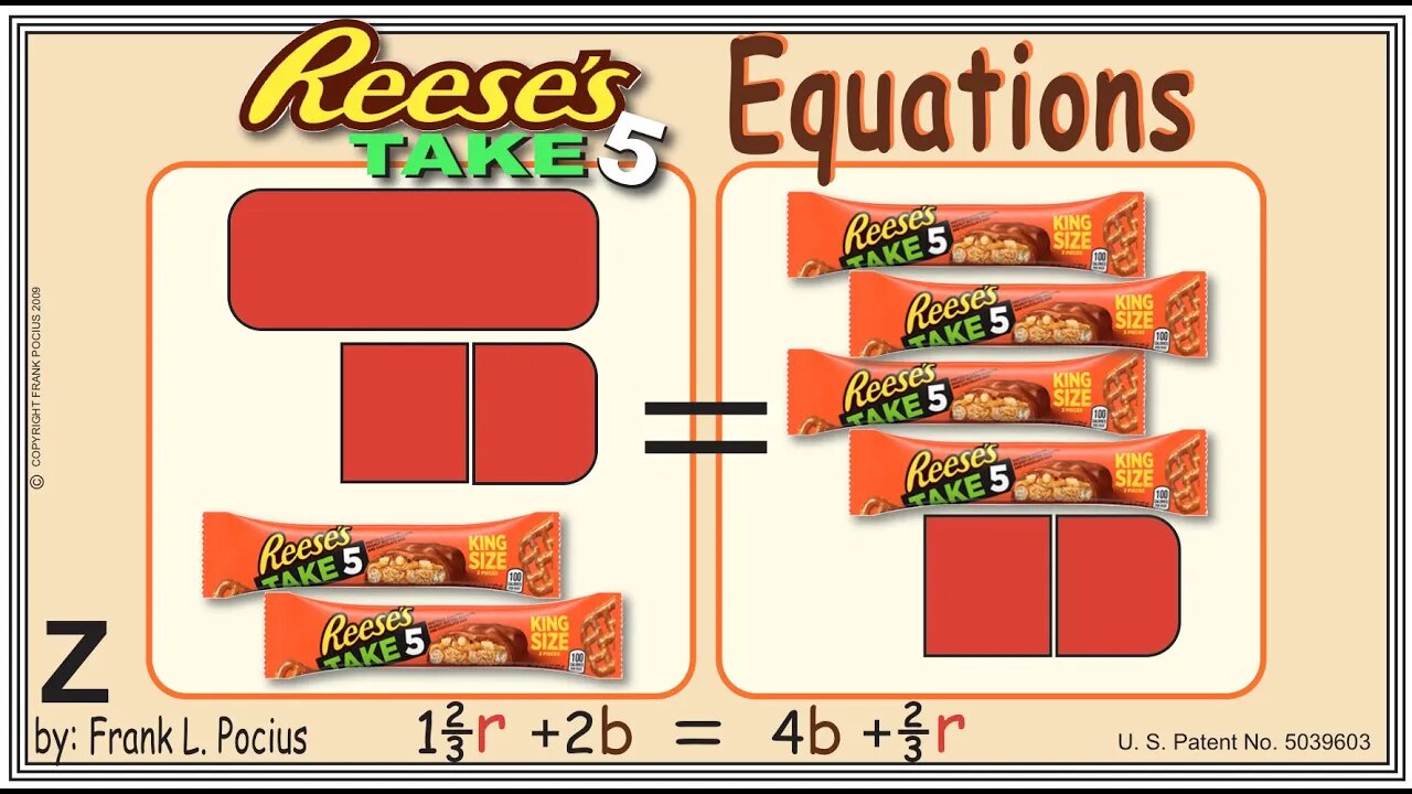 Z2_REESES TAKE-5 (notation) 1.67r+2b=4b+0.67r _ SOLVE BASIC EQUATIONS _ SOLVE BASIC WORD PROBLEMS