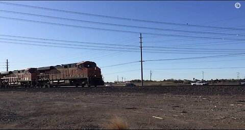 Railfanning the BNSF Phoenix Sub: GEVOs Working the Morning "Z" Train, Surprise, AZ, 2-05-2020