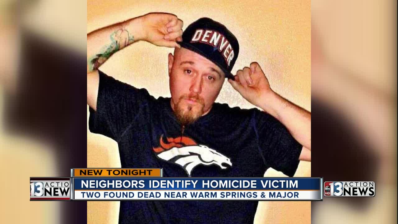 Neighbors identify homicide victim