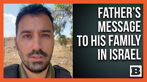 An Israeli Soldier Records a Goodbye Message for His Family Before Heading into Battle Against Hamas