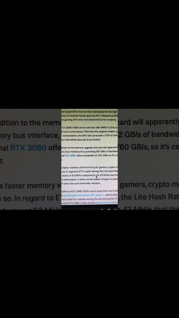 Nvidia’s new RTX 3080 12GB could be a blessing for crypto miners #Shorts