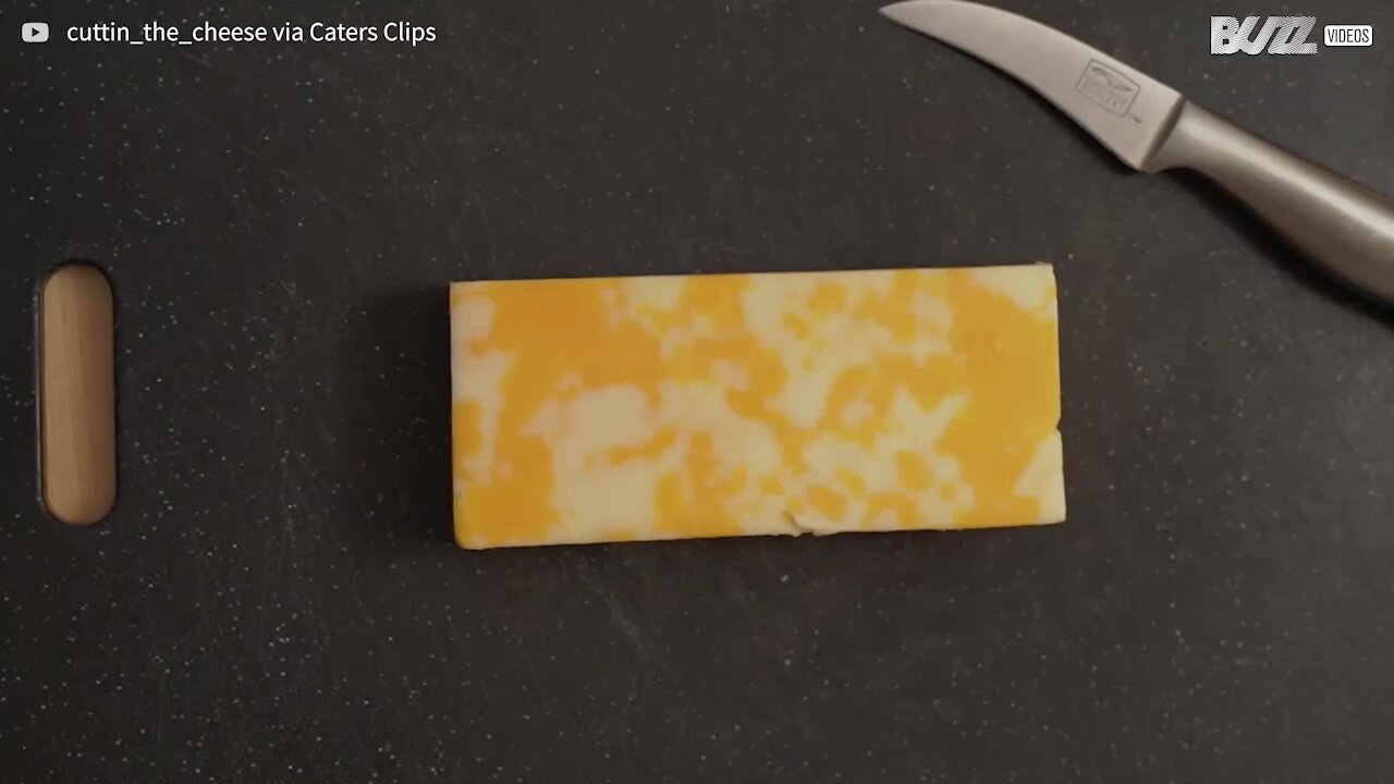 Artist creates sculptures with cheese