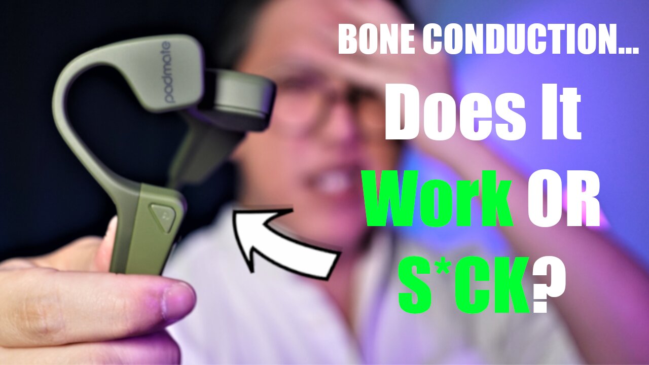 Do Bone Conduction Headphones REALLY WORK? 🤔 Padmate S30 REVIEW