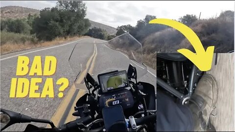 What If You ONLY Use The Rear Brake In The Twisties?