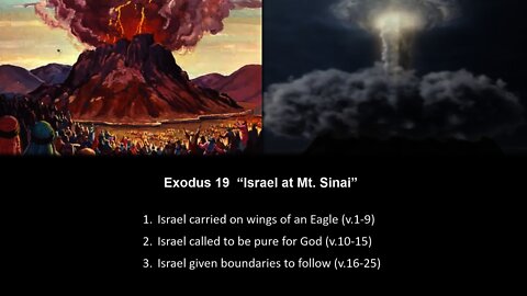 Exodus 19 “Israel at Mt. Sinai” - Calvary Chapel Fergus Falls