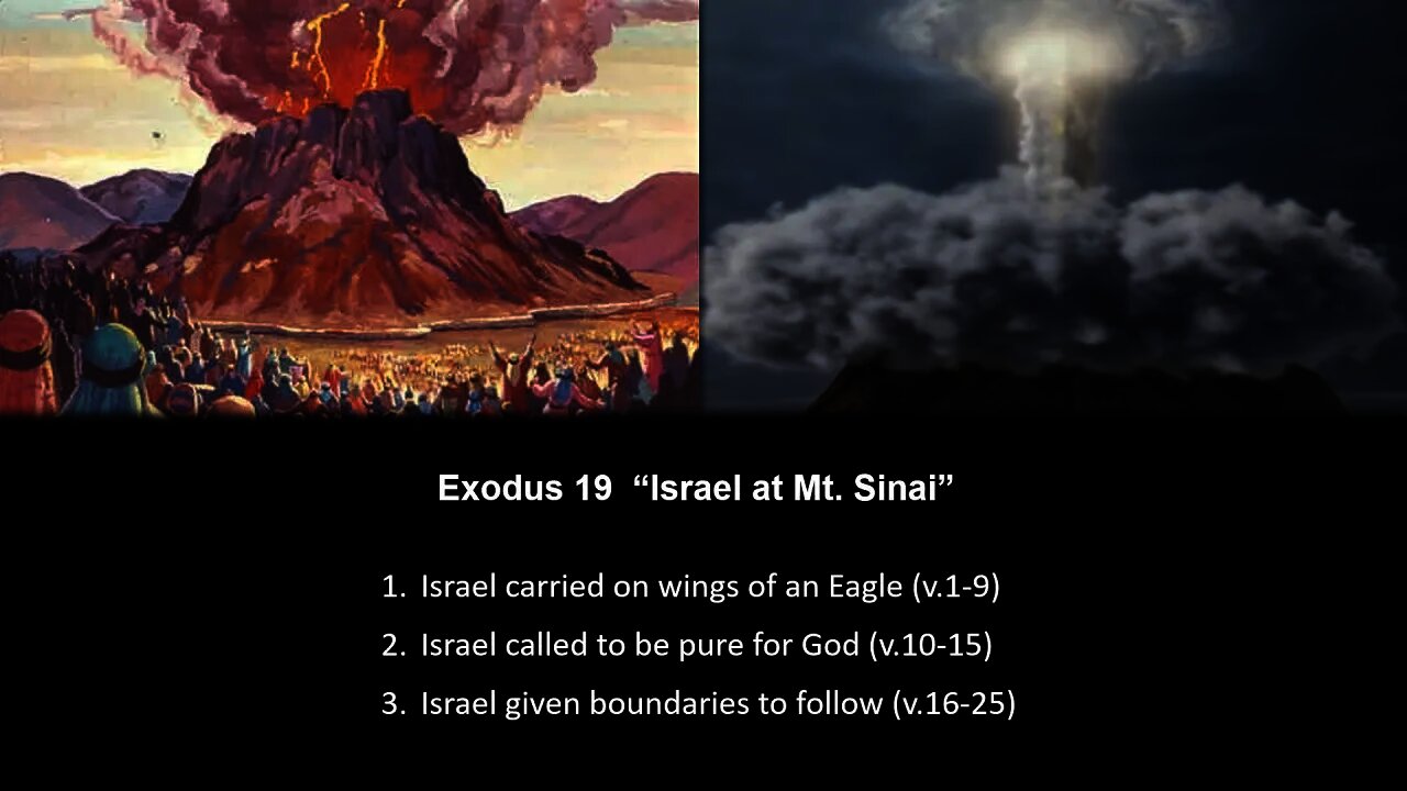 Exodus 19 “Israel at Mt. Sinai” - Calvary Chapel Fergus Falls