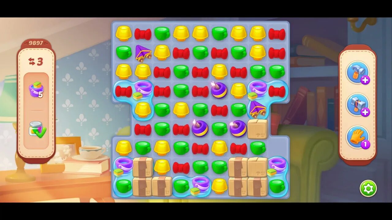 Playrix Homescapes Gameplay Walkthrough Level 9897