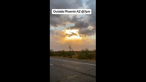 Double Sun (across the sky from each other) in Arizona