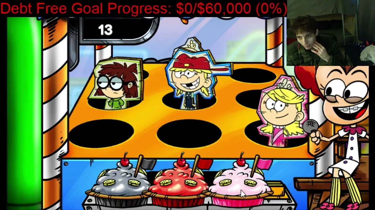 Nickelodeon Arcade Lincoln Loud Loud Laughs Arcade Game - Funny Pie Tossing Gameplay With Commentary