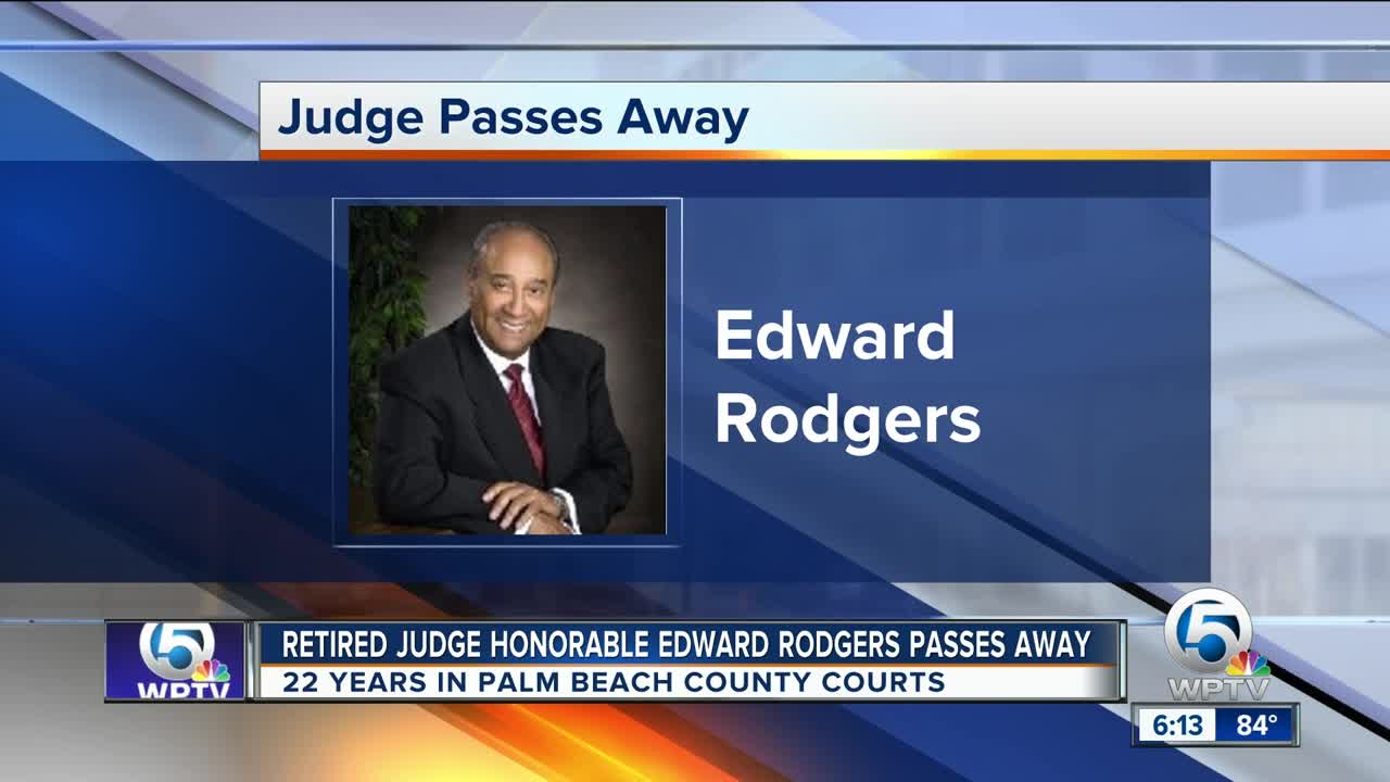 Palm Beach County's first black judge, Edward Rodgers, dead at 91