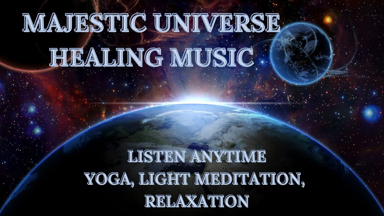 Majestic Universe🌌 Calming music for Yoga, Study, Meditation #meditation #healingmusic