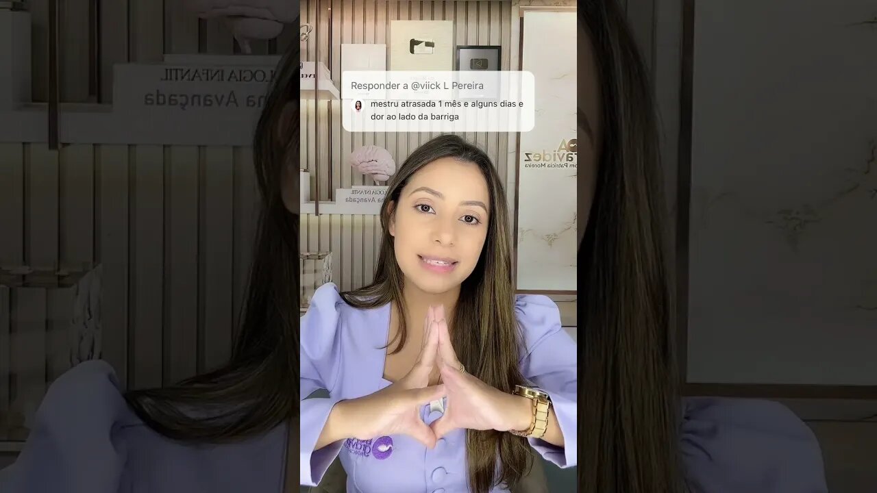 Menstruação atrasada um mês e dor na barriga o que pode ser?