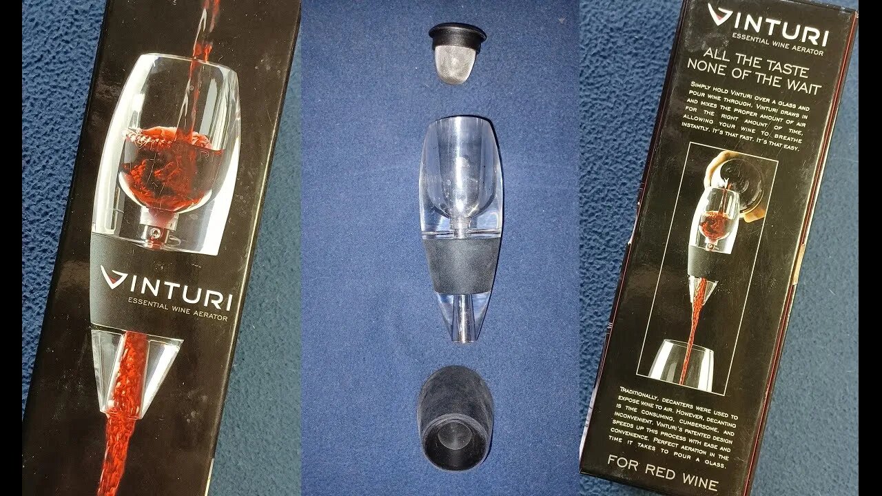 SHOW AND TELL [66] : VINTURI ESSENTIAL WINE AERATOR