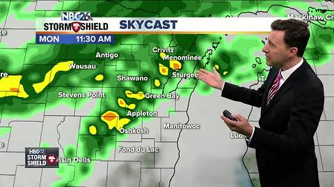 Michael Fish's NBC26 Storm Shield weather forecast