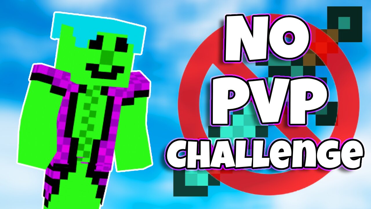 NO PVP CHALLENGE in BEDWARS!!