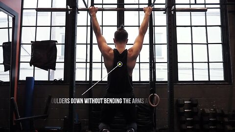 How to do Scapular Pull Up Exercise