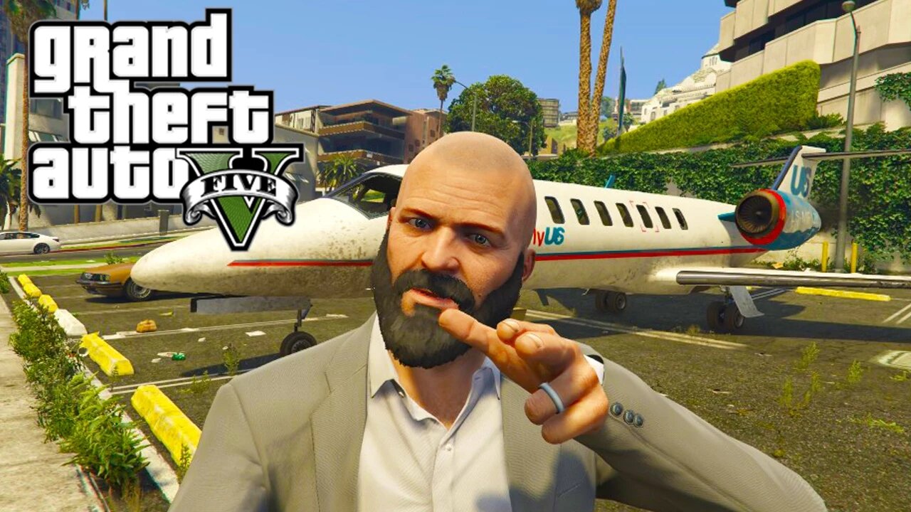 GTA V - Random Moments 11 (Angry Michael, Plane Cruising)