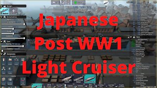 Japanese Post WW1 Light Cruiser