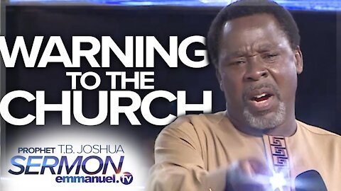 WARNING TO THE CHURCH!!! Prophet TB Joshua ⚠️教会への警告！⚠️ 預言者TBジョシュア