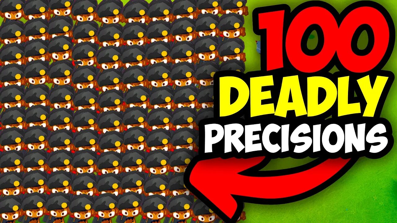 How Far Can 100 DEADLY PRECISIONS Go In BTD 6?