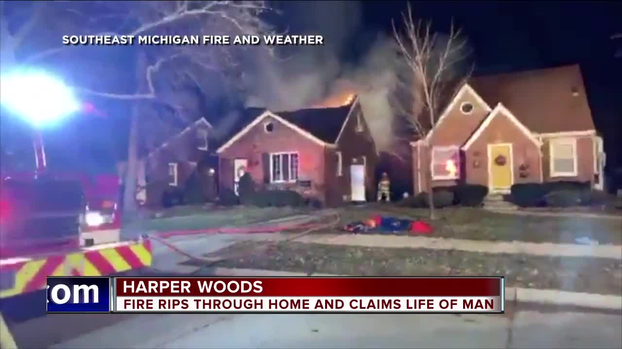 Firefighters battle deadly fire in Harper Woods