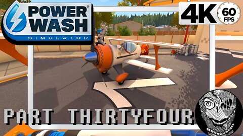 (PART 34) [Clean the Stunt Plane] PowerWash Simulator 4k60