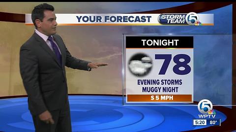 Tuesday night forecast