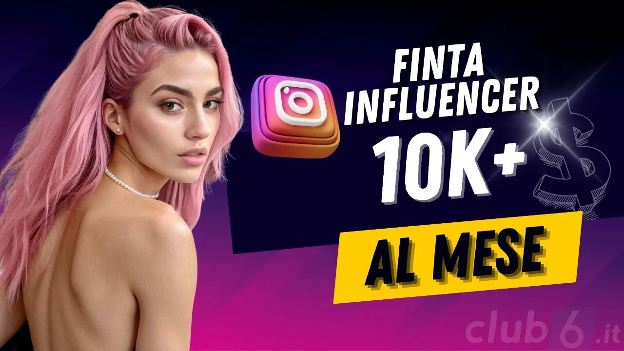 La prima Influencer fatta con l'intelligenza Artificiale (guida su come crearla)