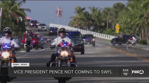 Pence cancels post-election visit to Southwest Florida