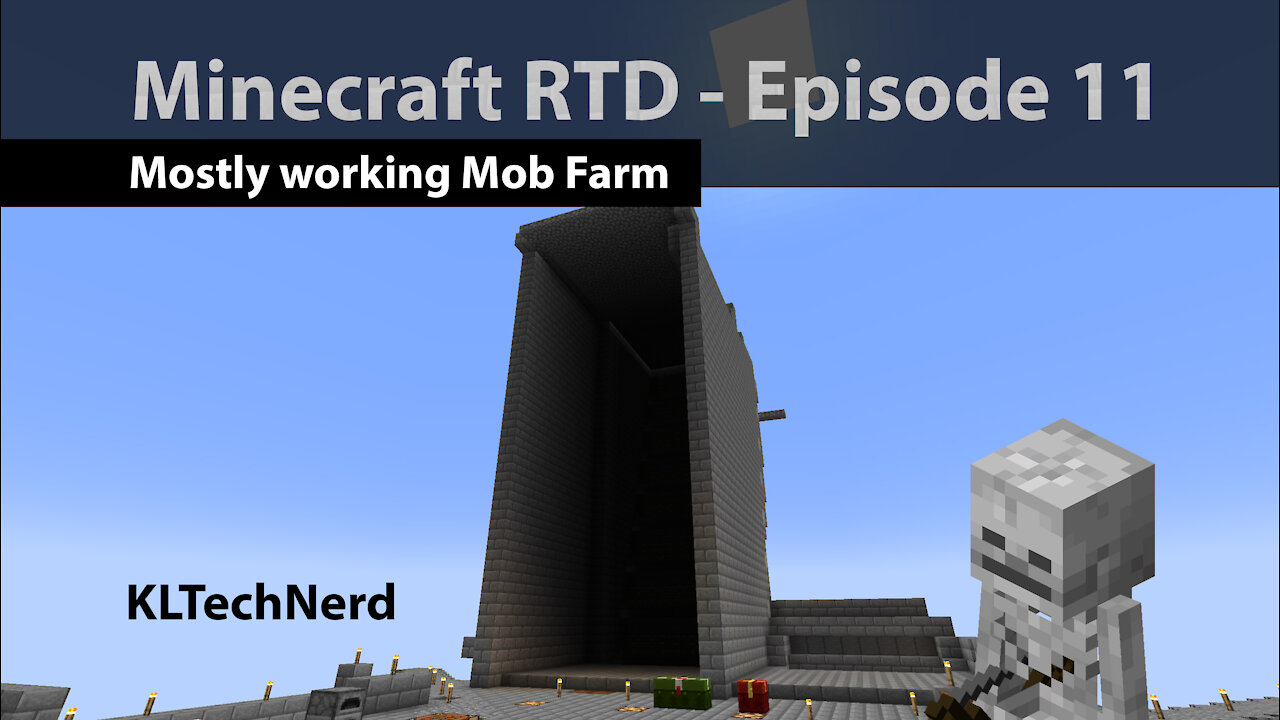 Minecraft RTD Episode 11 - Mostly Working Mob Farm