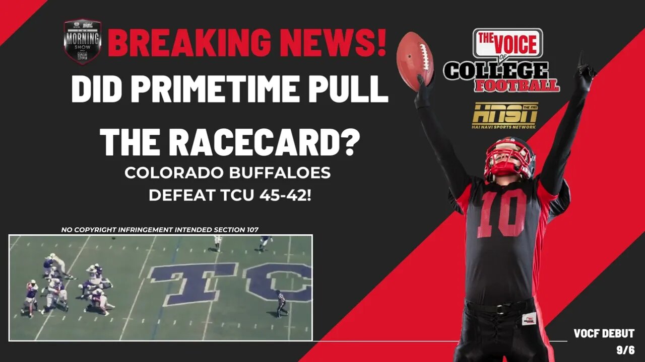 [Morning Show's Reaction] Did Primetime pull the race card after TCU win?!