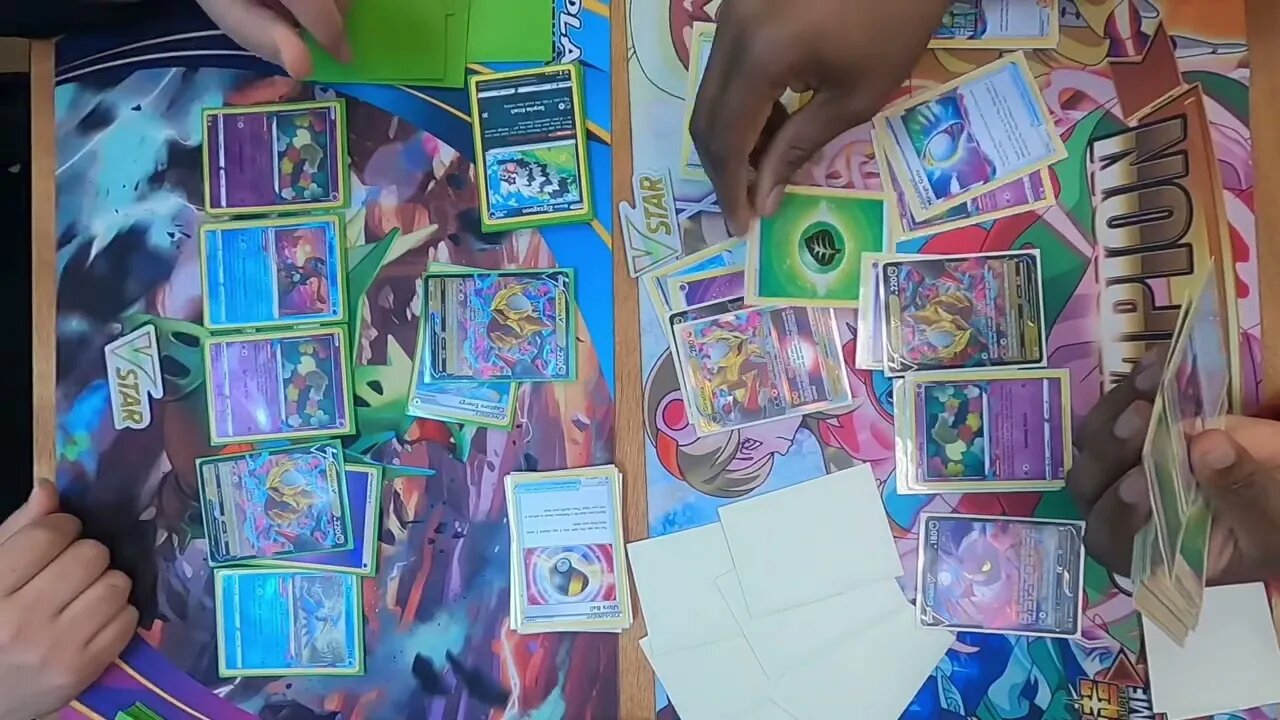 Giratina VStar/Leafeon VStar vs Giratina VStar at @The Local Game Store | Pokemon TCG