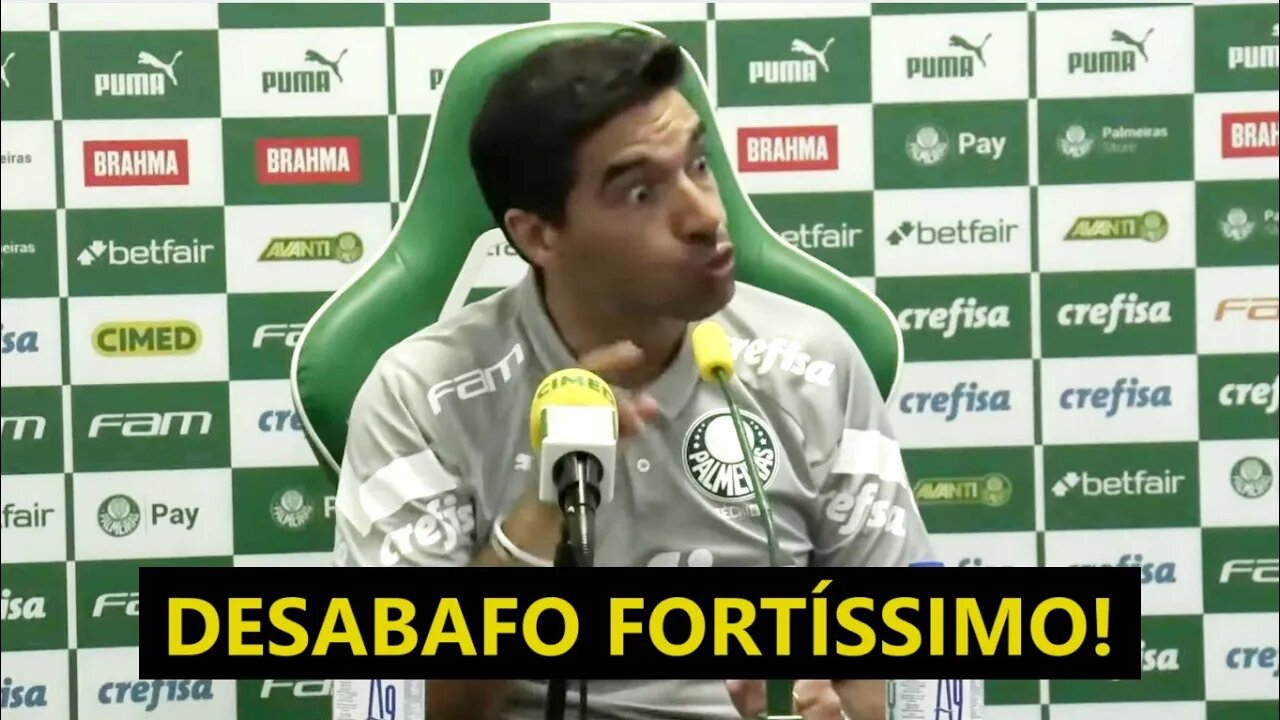 "ISSO É UMA VERGONHA!!!" OLHA o que Abel Ferreira DETONOU após Palmeiras 3 x 0 Inter!