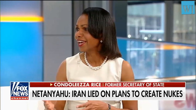 Condoleezza Rice Supports Backing Out of Iran Deal, 'We'll Be Just Fine'